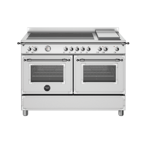 Bertazzoni Heritage 120 cm Induction Top + Griddle, Electric Double Oven