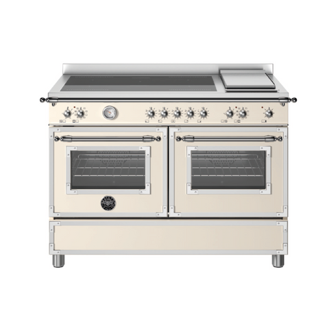 Bertazzoni Heritage 120 cm Induction Top + Griddle, Electric Double Oven