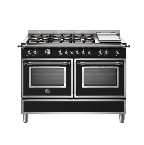 Bertazzoni Heritage 120 cm 6-Burner & Griddle, Electric Double Oven