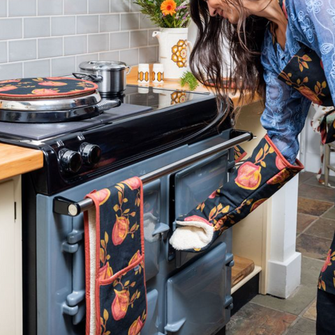 Aga Pomegranate Tea Towel
