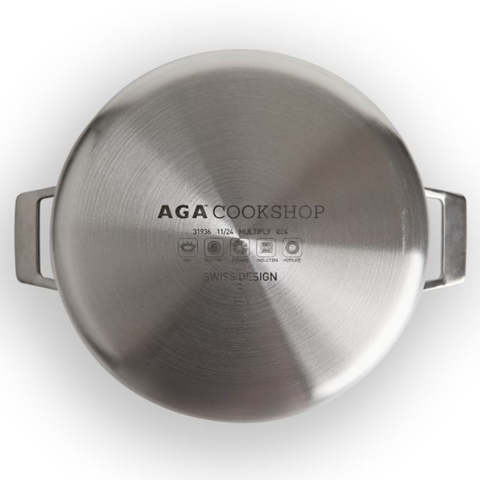 AGA 5-Ply Stainless Steel 24cm Serving Pan
