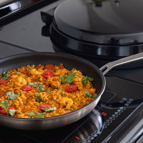 AGA 5-Ply Stainless Steel 24cm Coated Frying Pan