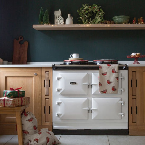 AGA Garden Robin Tea Towel