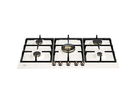 Bertazzoni 90 cm Heritage Series Gas hob with central dual wok