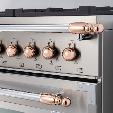 Bertazzoni Copper décor set for Cooker and Hood