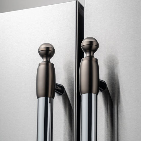 Bertazzoni Black Nickel décor set for Refrigerators