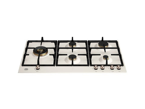 Bertazzoni 90 cm Gas hob with lateral dual wok