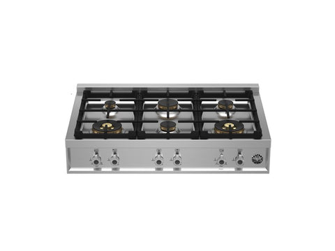 NEW Bertazzoni Professional Series 90 cm gas rangetop 6 brass burners