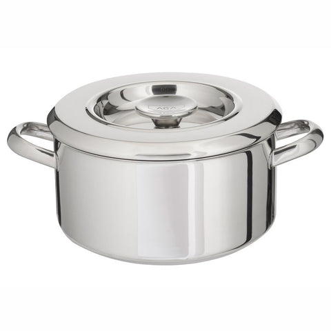 AGA Cookshop Stainless Steel 3 Piece Casserole Set