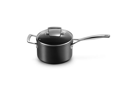 Le Creuset 18cm Toughened Non-Stick Saucepan with Glass Lid