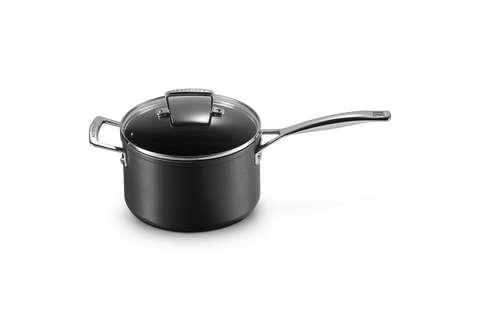 Le Creuset 20cm Toughened Non-Stick Saucepan with Glass Lid