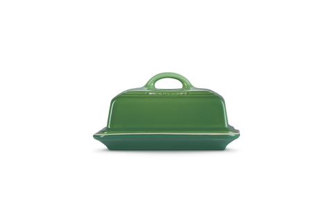 Le Creuset 17cm Stoneware Butter Dish Bamboo Green
