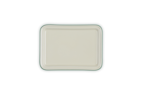 Le Creuset 17cm Stoneware Butter Dish Bamboo Green