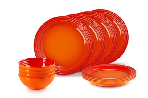 Le Creuset 12 Piece Dinnerware Set