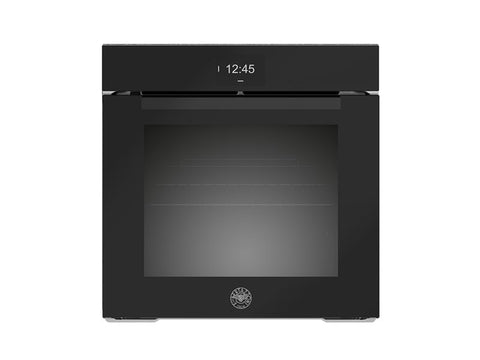 Bertazzoni Modern Series 60cm Electric Pyro Built-in Oven, TFT display, total steam - Black Glass
