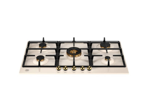 Bertazzoni 90 cm Heritage Series Gas hob with central dual wok