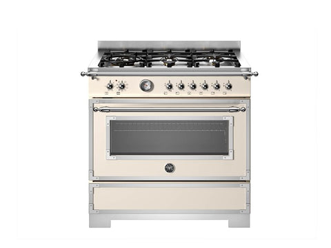 NEW Bertazzoni Heritage 90cm Range Cooker Single Oven Dual Fuel