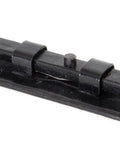 From The Anvil's Black Straight Door Bolt