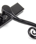 From The Anvil's Black Monkeytail Slimline Lever Espag. Lock Set
