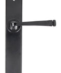 From The Anvil's Black Large Avon Lever Latch Set