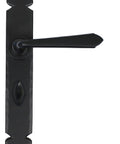 From The Anvil's Black Cromwell Lever Bathroom Set