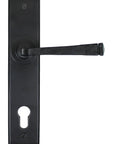 From The Anvil's Black Avon Lever Espag. Lock Set