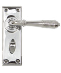 From The Anvil's Polished Chrome Reeded Lever Bathroom Set