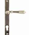 From The Anvil's Polished Nickel Reeded Slimline Lever Espag. Lock Set