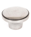 From The Anvil's Natural Smooth Ribbed Cabinet Knob