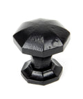 From The Anvil's Black Octagonal Cabinet Knob