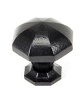 From The Anvil's Black Octagonal Cabinet Knob