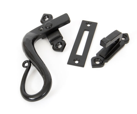 From The Anvil's Black Locking Shepherds Crook Fastener