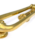 From The Anvil's Polished Brass Loop Door Knocker