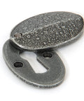 From The Anvil's Pewter Patina Oval Escutcheon