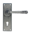 From The Anvil's Pewter Patina Avon Lever Lock Set