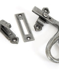 From The Anvil's Pewter Patina Locking Shepherds Crook Fastener