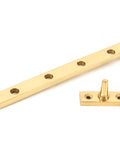 From The Anvil's Polished Brass Peardrop Stay