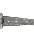 From The Anvil's Pewter Patina Penny End T Hinge (pair)