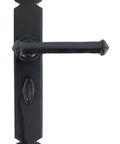 From The Anvil's Black Tudor Lever Bathroom Set