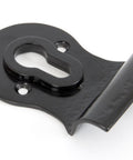 From The Anvil's Black Euro Door Pull