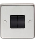 From The Anvil's Satin Stainless Steel 10 Amp Switched Socket