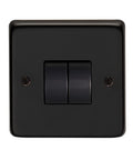 From The Anvil's Matt Black 10 Amp Switched Socket