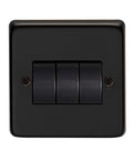 From The Anvil's Matt Black 10 Amp Switched Socket