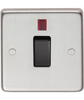 From The Anvil's Satin Stainless Steel Single Switch + Neon