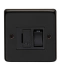 From The Anvil's Matt Black 13 Amp Fused Switch