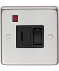 From The Anvil's Satin Stainless Steel 13 Amp Fused Switch + Neon