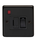 From The Anvil's Matt Black 13 Amp Fused Switch + Neon