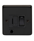 From The Anvil's Matt Black 13 Amp Fused Switch + Flex