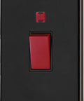 From The Anvil's Matt Black Double Plate Cooker Switch