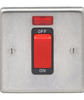 From The Anvil's Satin Stainless Steel Single Plate Cooker Switch